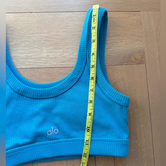 Alo Yoga Wellness Bra - Blue Splash - Small 🩵 - Picture 5 of 14